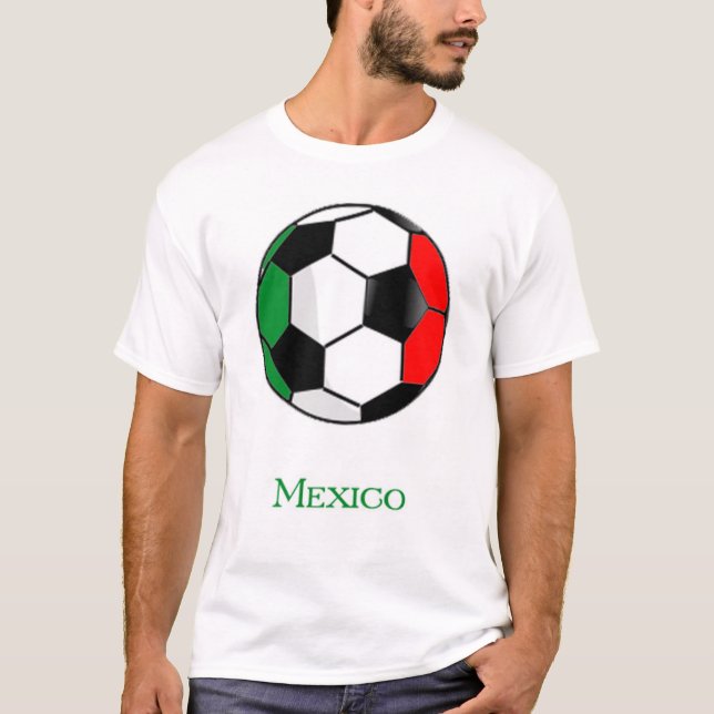 T-tröja för Mexico vmfotboll Tröja (Framsida)