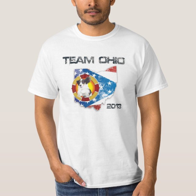 T-tröja "för Miles" för Spaniel för engelsk Tee Shirt (Framsida)