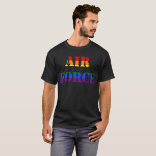 T-tröja för militär för flygvapenregnbåge LGB Tee Shirt