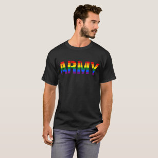T-tröja för militär för pride för arméregnbåge t-shirt