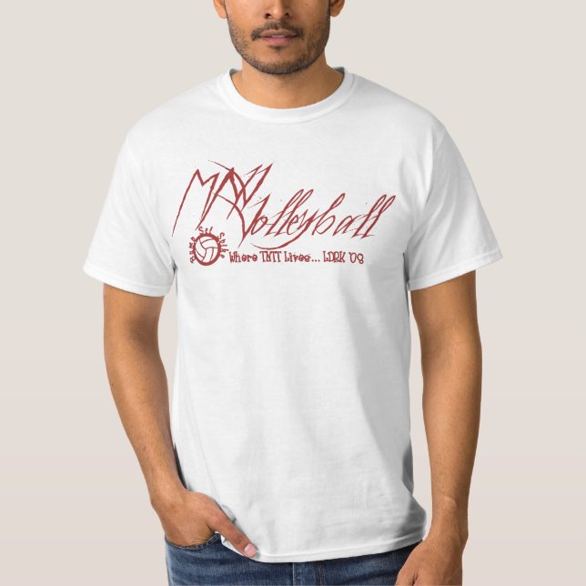 T-tröja för MNV-volleyboll LDRK '08 Tee (Framsida)