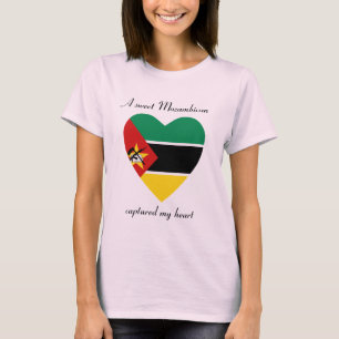 T-tröja för Mocambique flaggaälskling T Shirt