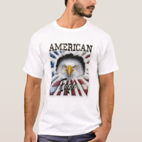 T-tröja för mönster för amerikanörn 3D
