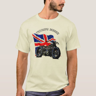 T-tröja för Motorbike för vintagetriumfBobber Tee