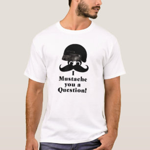 T-TRÖJA FÖR MOTORCYKELHJÄLMMUSTASCH T-SHIRT
