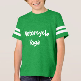 T-tröja för motorcykelYogafotboll T Shirt