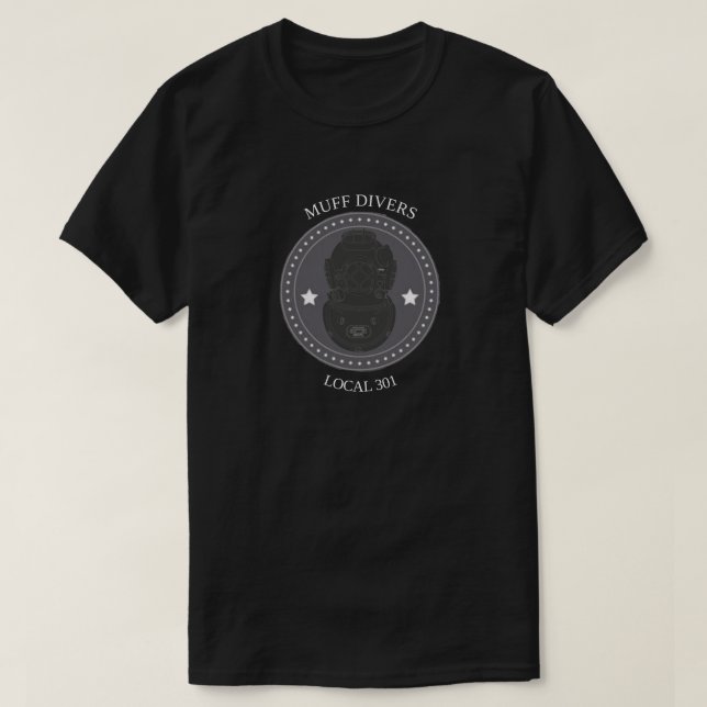 T-tröja för Muffdykarelokal 301 T Shirt (Design framsida)