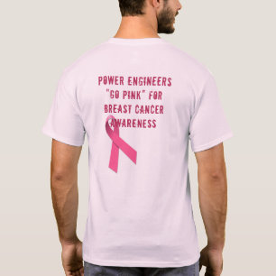 T-tröja för NACKEbröstcancermedvetenhet Tröja
