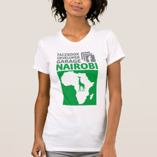 T-tröja för Nairobi Facebook bäraregarage T-shirt