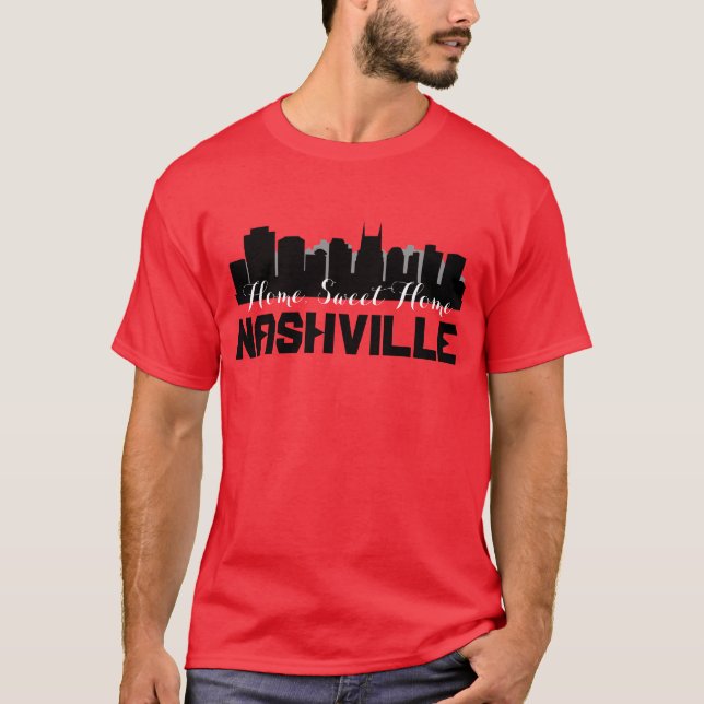 T-tröja för Nashville hem- sötsakhem T Shirt (Framsida)
