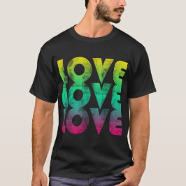 T-tröja för neonkärlek80-tal t-shirt