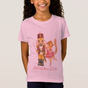 T-tröja för nötknäpparebalettflickor tee shirt