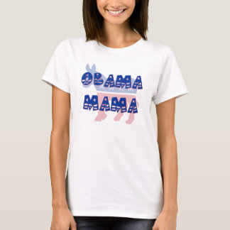 T-tröja för Obama mammademokrat T Shirt