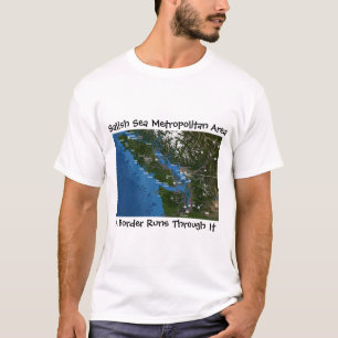 T-tröja för område för Salish havsMetro Tee Shirt