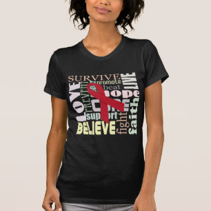 T-tröja för ordCollageinspiration för slår, AI Tee Shirt