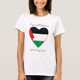 T-tröja för Palestina flaggaälskling Tee Shirt
