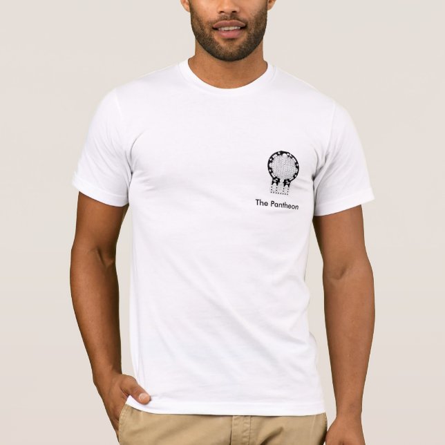 T-tröja för Pantheonsidologotyp T-shirt (Framsida)