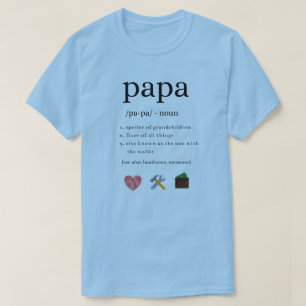 T-tröja för pappamorfardefinition t shirt