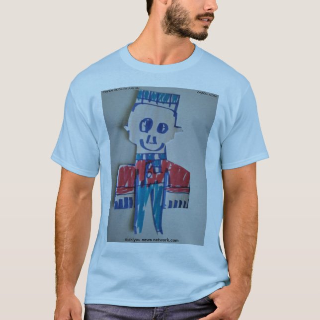 T-TRÖJA "FÖR PAPPER DUDE" T SHIRT (Framsida)