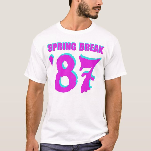T-tröja för påsklov '87! (denna är baksidaen), tee shirt (Framsida)