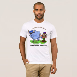 T-tröja för Paul Bunyan och BabeMinnesota Homebo T Shirt