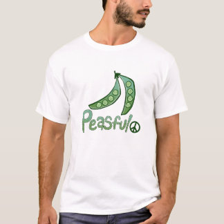 T-tröja för Peasful Veganmanar T Shirt
