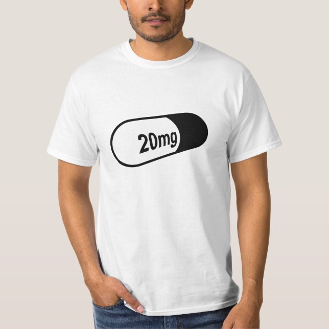 T-tröja för Pill 20mg T-shirt (Framsida)