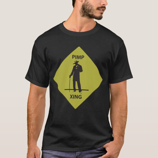 T-tröja för PimpXing mörk Tee (Framsida)
