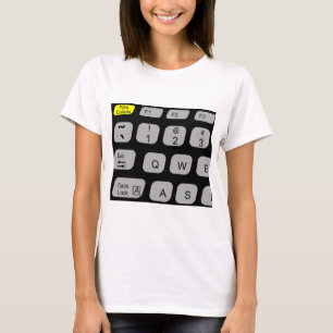 T-tröja "för Pina Colada flykt" tangentbord T Shirt