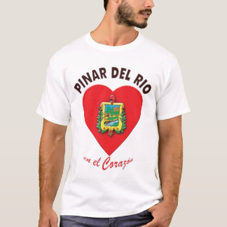 T-tröja för Pinar del Rio en el Corazón T-shirt