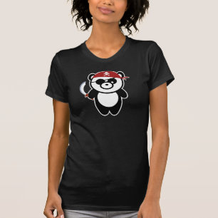 T-tröja för piratPandadamer Twofer T Shirt