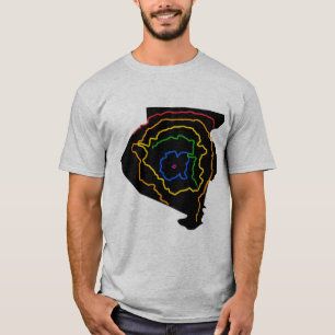 T-tröja för Pittsburgh bältesystem (grå färg) T Shirt