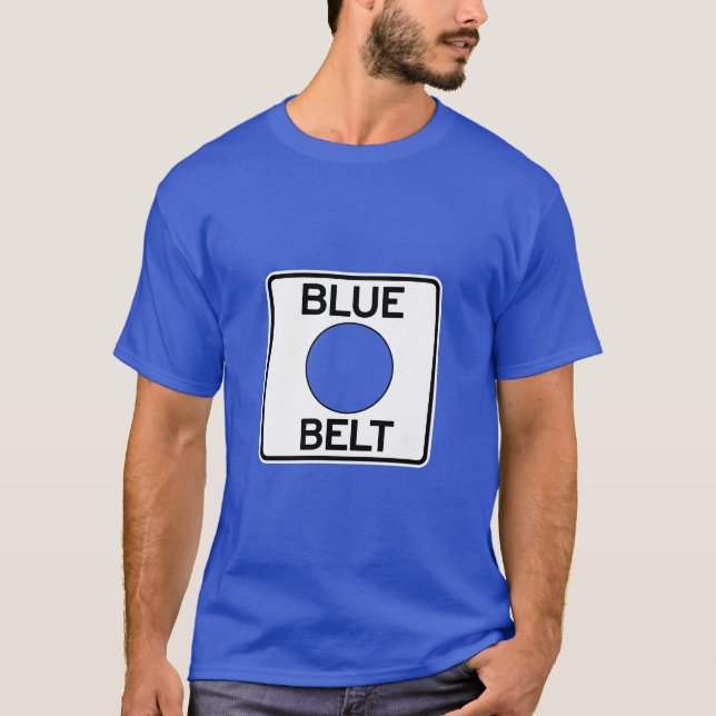 T-tröja för Pittsburgh blåttbälte Tee Shirt (Framsida)