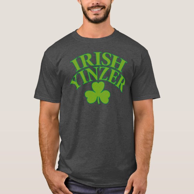 T-TRÖJA FÖR PITTSBURGH ST.-PADDY'S T SHIRT (Framsida)