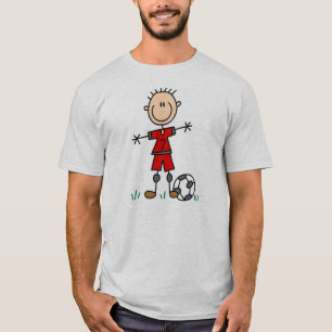 T-tröja för pojkefotbollspelare t-shirt
