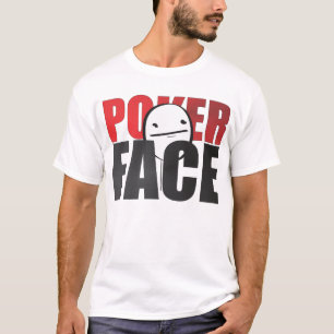 T-tröja för pokeransikteMeme vit! Tee Shirt
