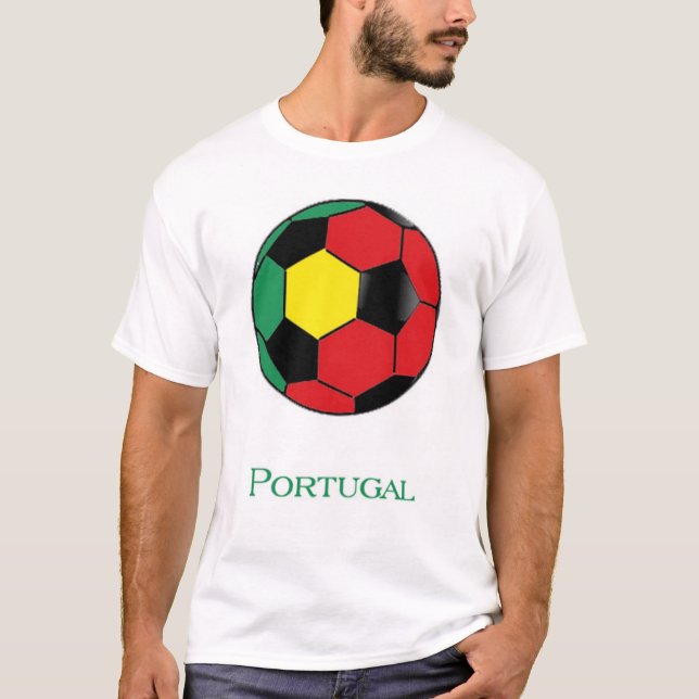 T-tröja för Portugal vmfotboll Tröja (Framsida)
