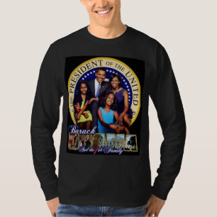 T-tröja för presidentBarack Obama familj Tee Shirt