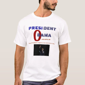 T-TRÖJA FÖR PRESIDENTOBAMA INVIGNING TRÖJA
