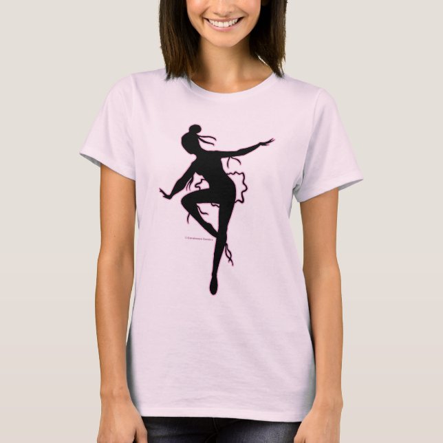 T-tröja för Prima BallerinaSilhouette Tee (Framsida)
