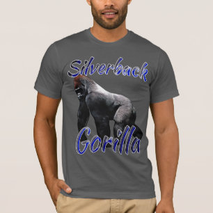 T-tröja för primat för SilverbackgorillaZoo dju T Shirt
