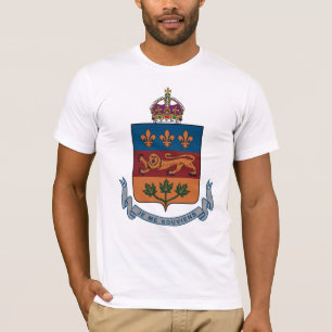 T-tröja för Quebec vapensköld (alternativ) T-shirt