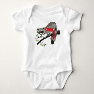 T-tröja för Raccoon för Resh hebréisk Aleph vad Tee