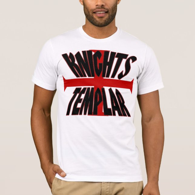 T-TRÖJA FÖR RIDDARE TEMPLAR TEE SHIRT (Framsida)