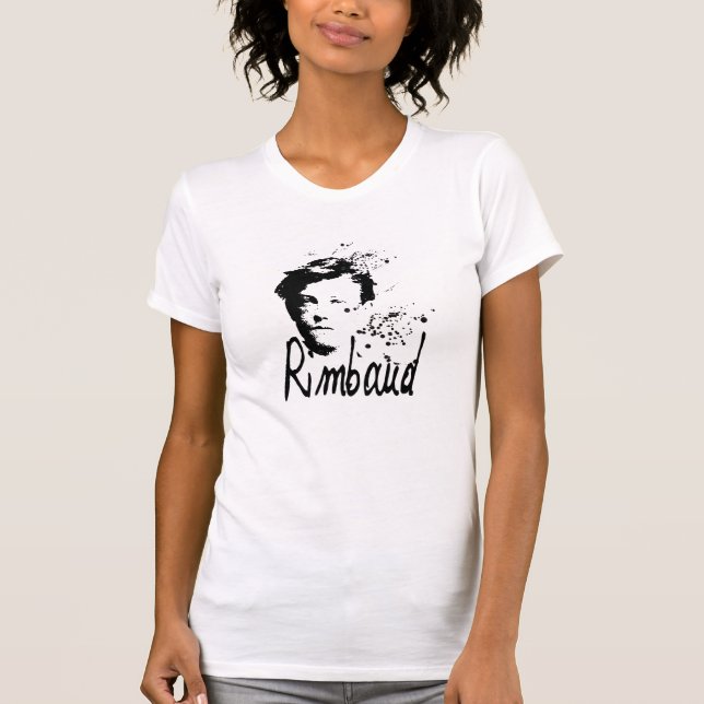 T-tröja för RIMBAUD-kvinnavit T Shirt (Framsida)