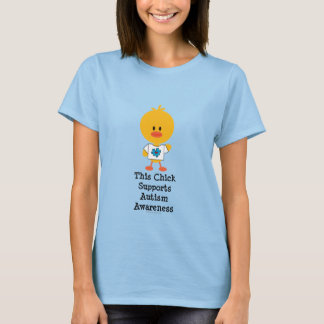 T-tröja för Ringer för Autismmedvetenhetchick T-shirt