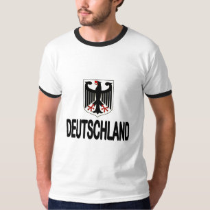 T-tröja för Ringer för Deutschland fotbollFußb T-shirt