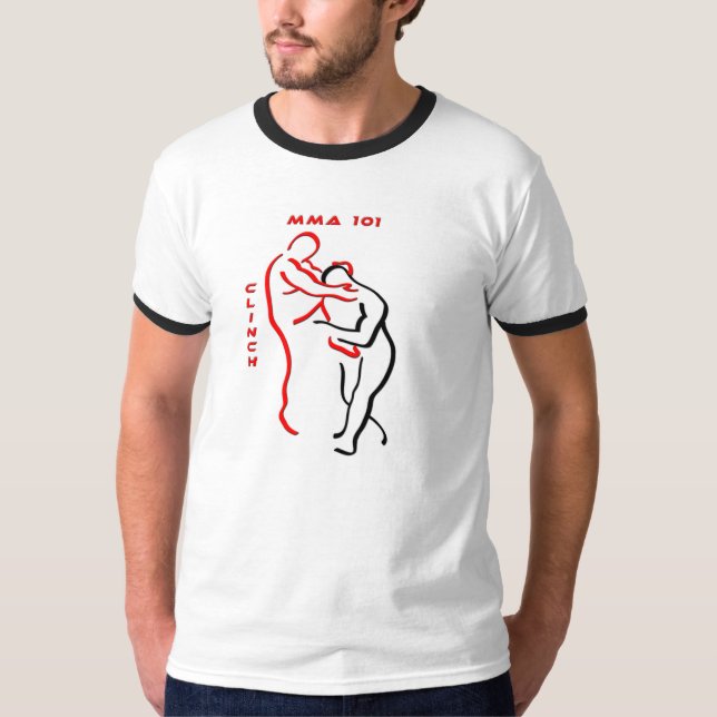 T-tröja för Ringer för vit för nitningMuttahida T-shirt (Framsida)