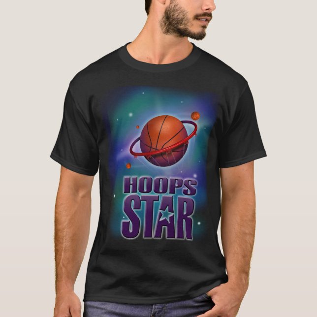 T-tröja för ringstjärnabasket tee shirt (Framsida)