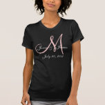 T-tröja för rosor & för vit för t-shirt<br><div class="desc">T-tröja för elegant för Monogrambröllopmeddelande. Litet men eleganten långt som dokumenterar ditt bröllop med dina initialt,  namn och som daterar i den bästa vänstersidan,  tränga någon av skjortan. Du kan välja färgerna och naturligtvis för att skräddarsy med din personliga information.</div>